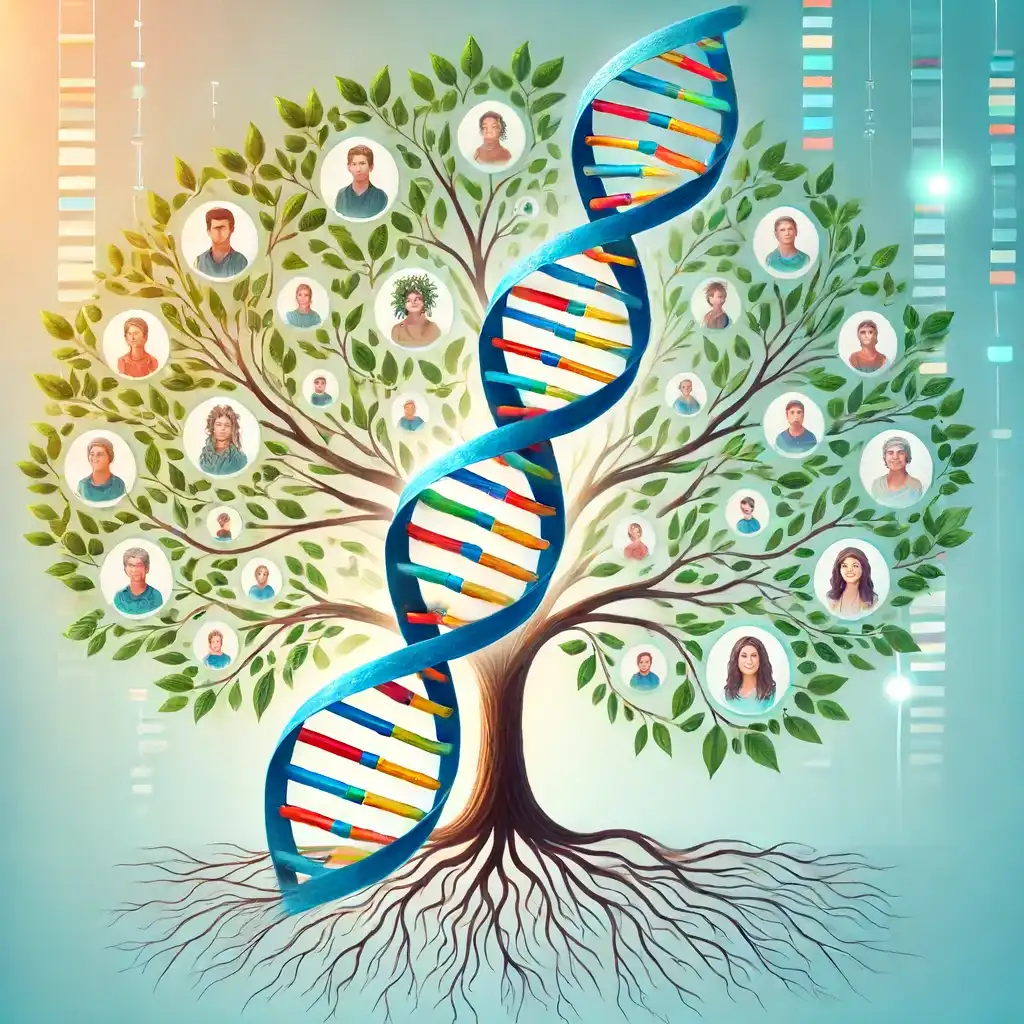 adn genealogía herederos